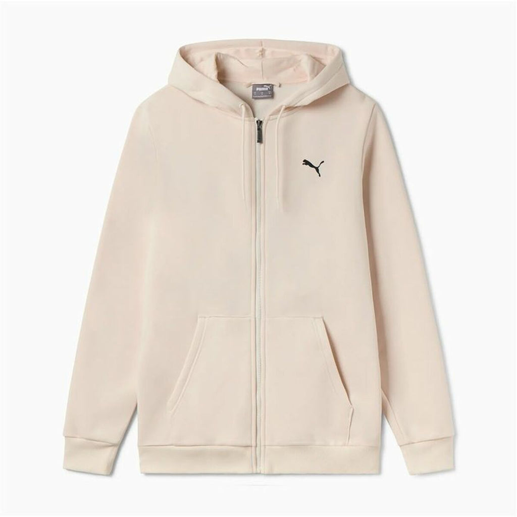 Men’s Hoodie Puma Essentials+ Graphic Hoodie Fz Beige
