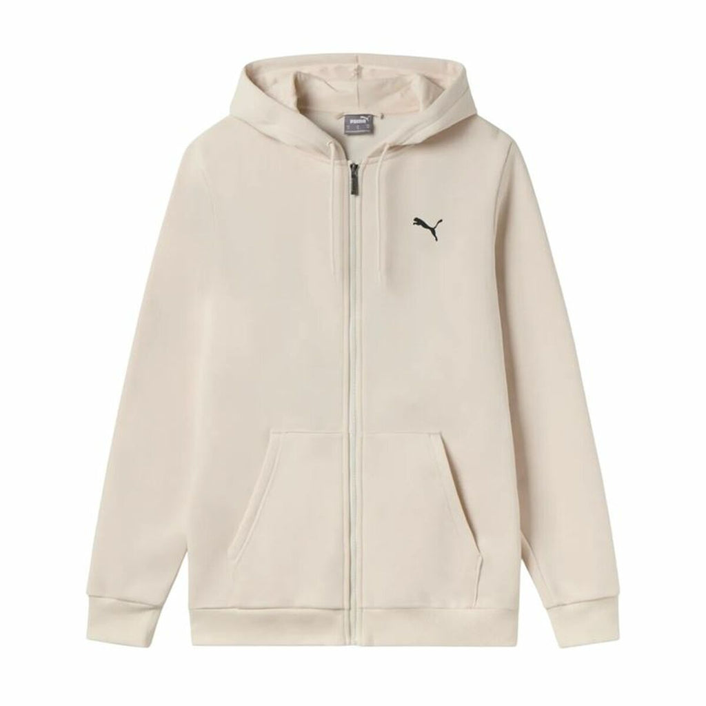 Men’s Hoodie Puma Essentials+ Graphic Hoodie Fz Beige