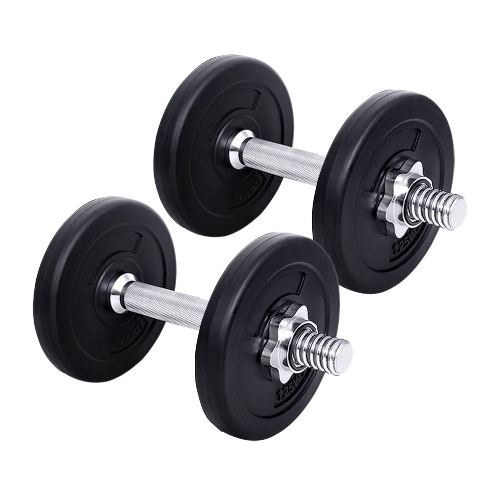 NNEDSZ 10kg Dumbbell Set Weight Plates Dumbbells Lifting Bench
