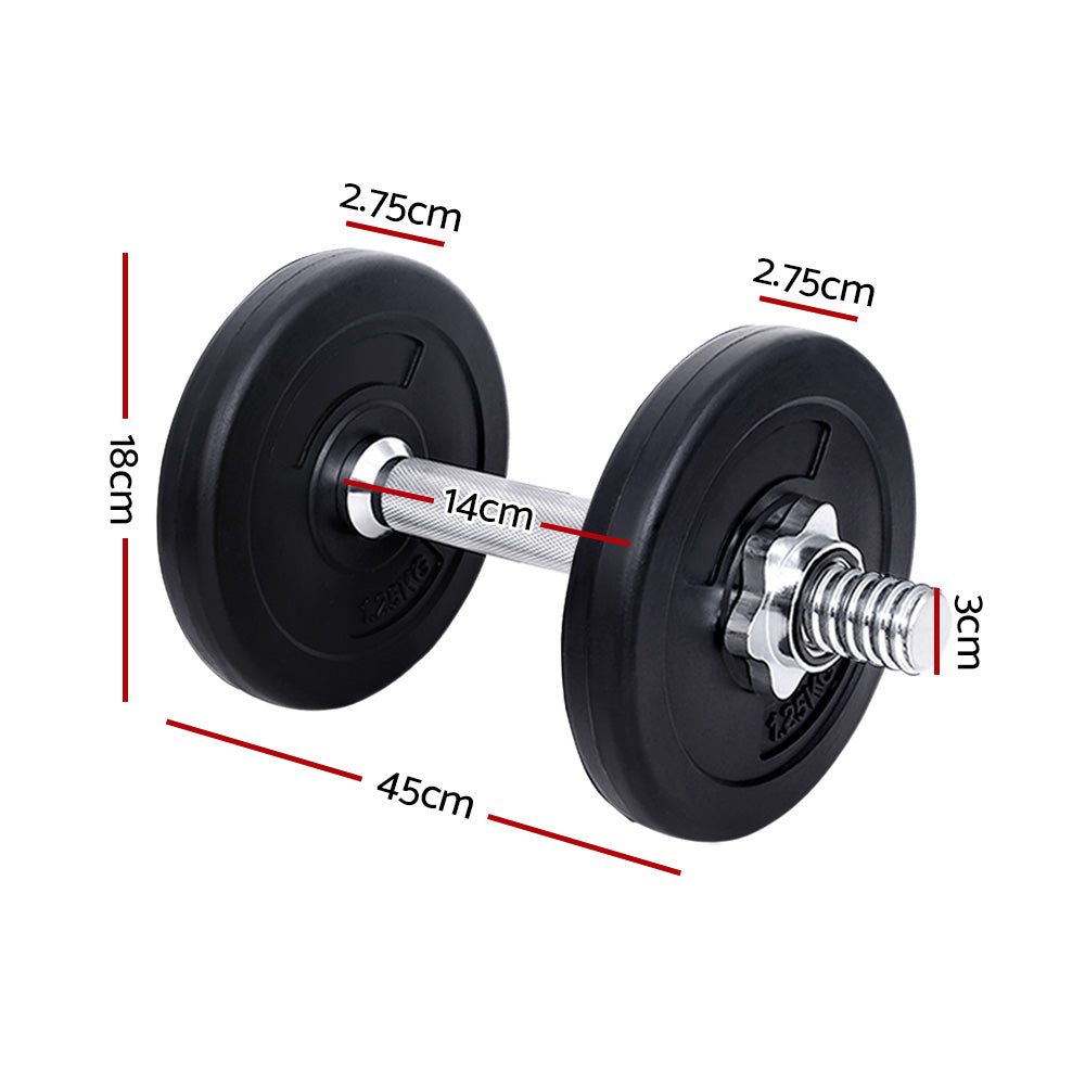 NNEDSZ 10kg Dumbbell Set Weight Plates Dumbbells Lifting Bench