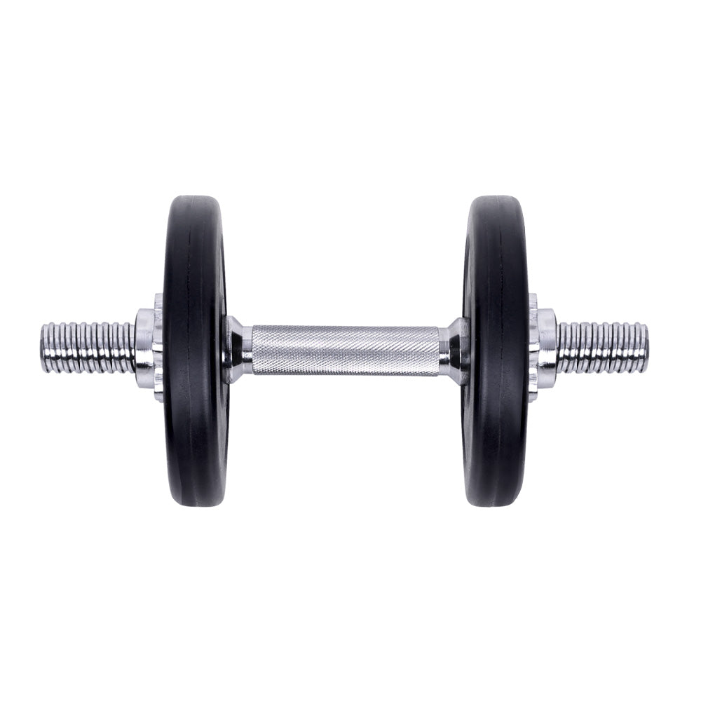 NNEDSZ 15kg Dumbbell Set Weight Plates Dumbbells Lifting Bench