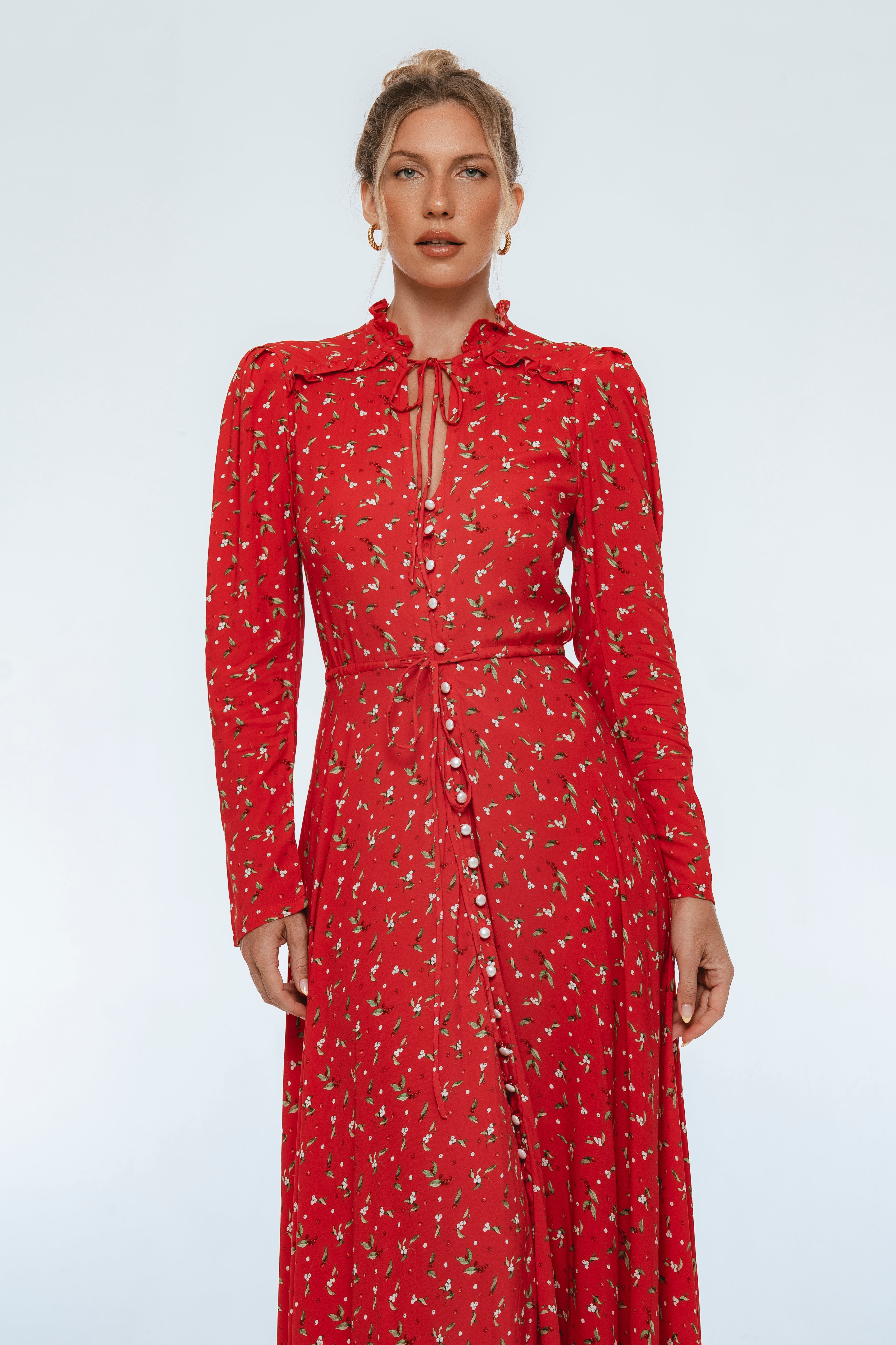 Poeme Long Sleeve Maxi Dress