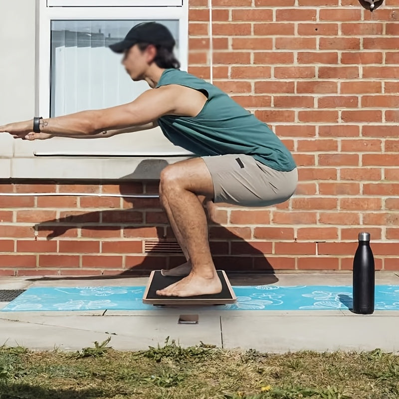 NNETM Wooden Balance Fitness Board for Adults