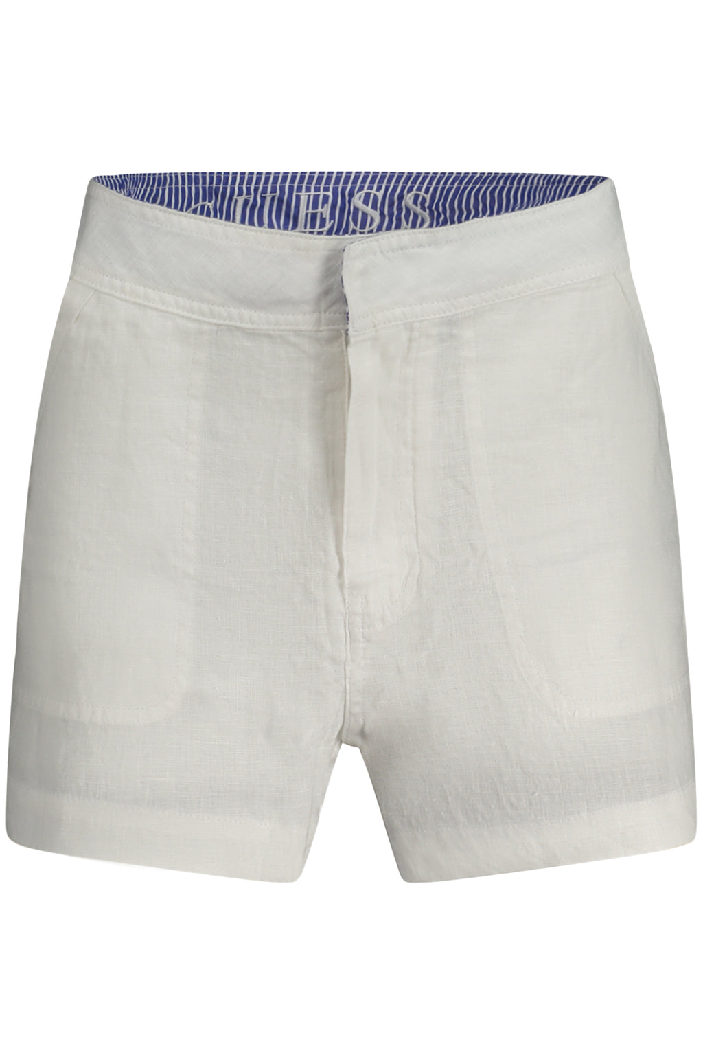 GUESS JEANS SHORT PANTS WOMEN WHITE