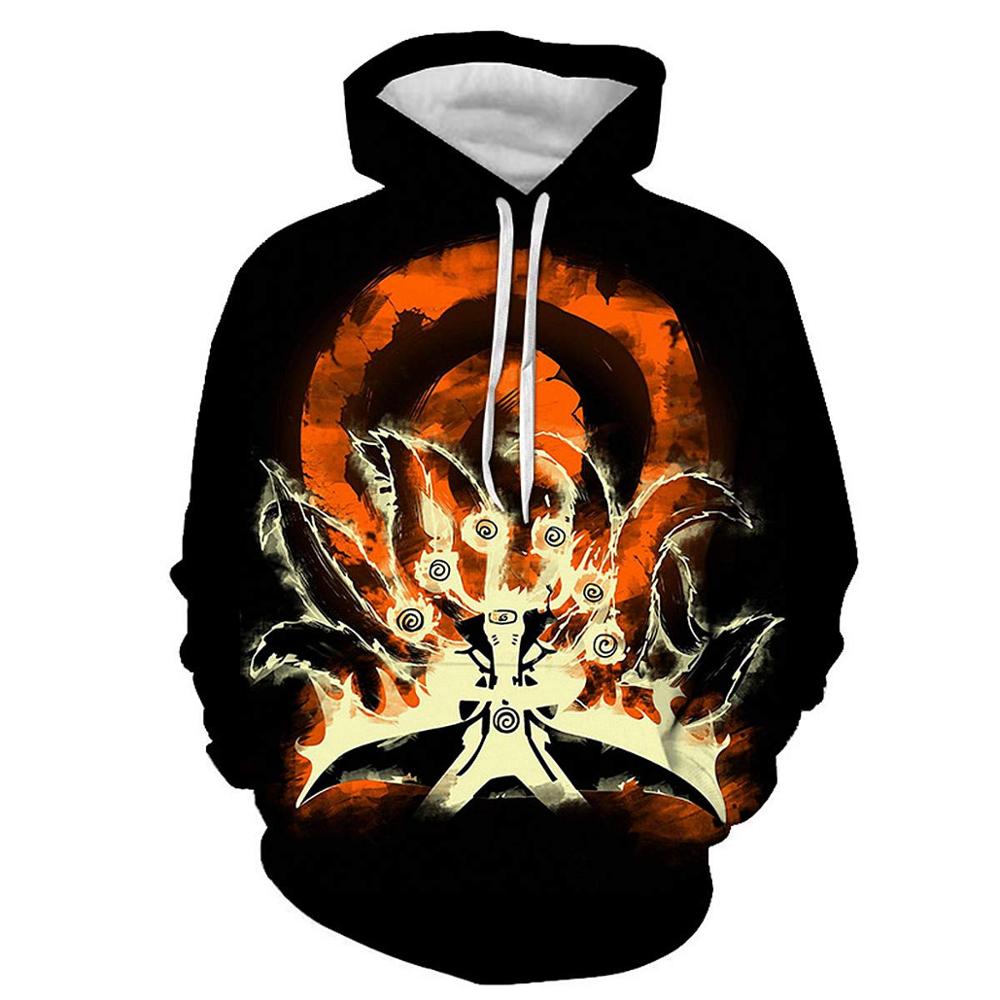 Super Cool Harajuku Hoodies Uzumaki Naruto 3D Hoodie Men Women Pullovers Hooded Sweatshirts Fashion Hoody Streetwear Coat Top
